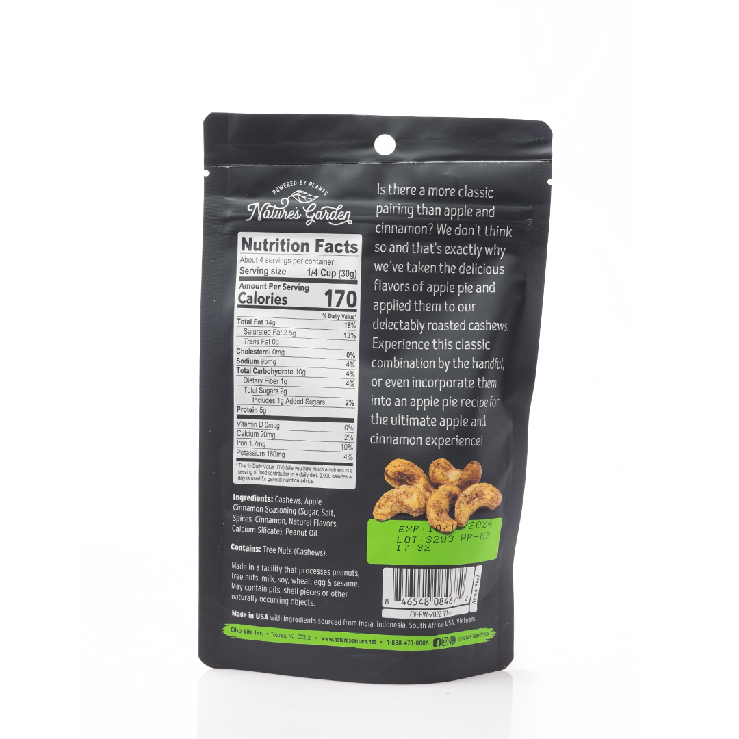 Nature's Garden Apple Cinnamon Cashews 113g