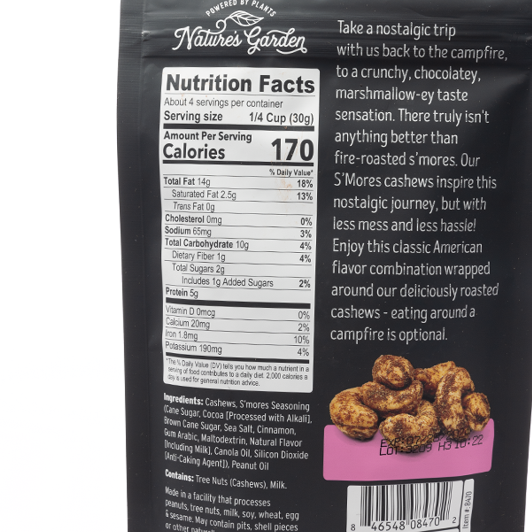Nature's Garden S'mores Cashews 113g
