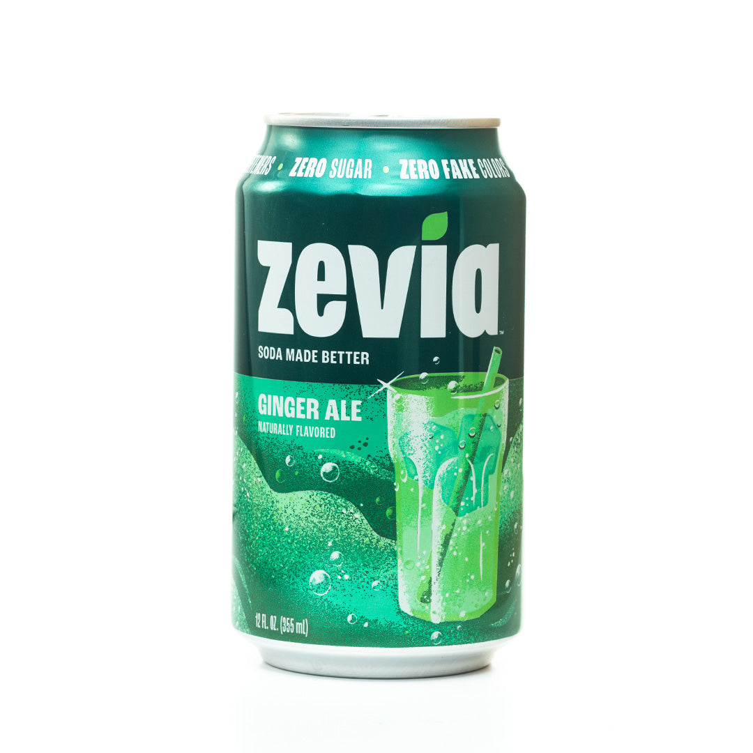 Zevia Ginger Ale Soda 355ml
