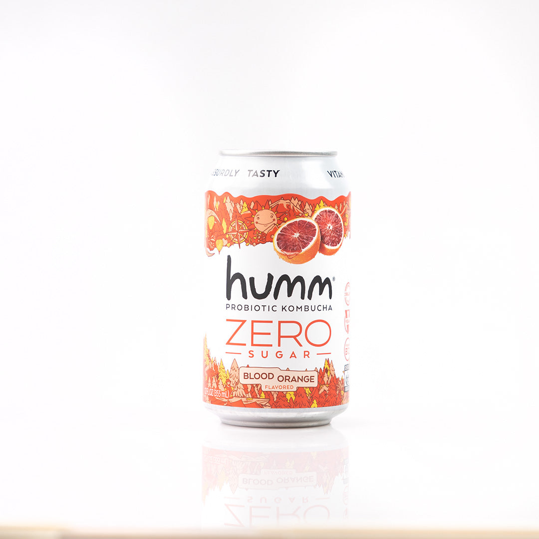 Humm Probiotic Kombucha Zero Sugar Blood Orange 355ml