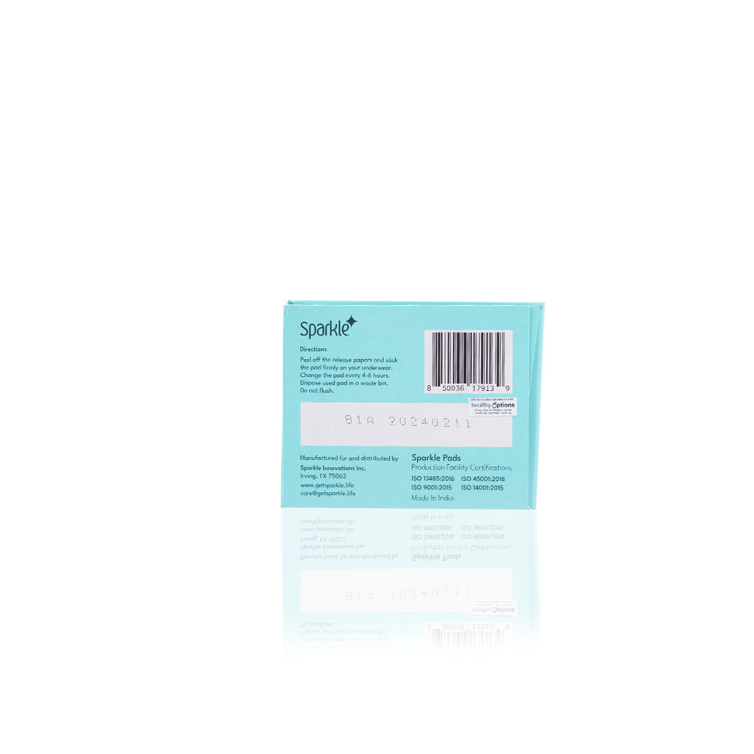 Sparkle Maxi Pads Super 10ct