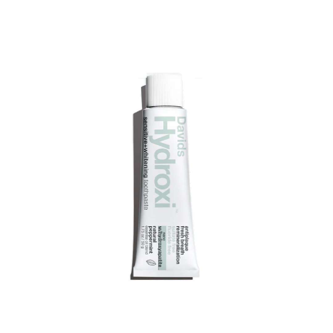 Davids Hydroxi Sensitive Whitening Peppermint Fluoride Free Toothpaste 50g