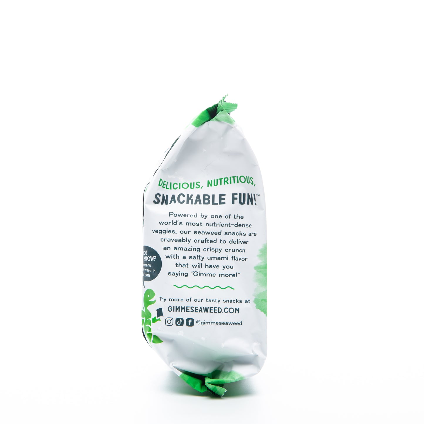 Gimme Organic Wasabi Roasted Seaweed Snacks 10g