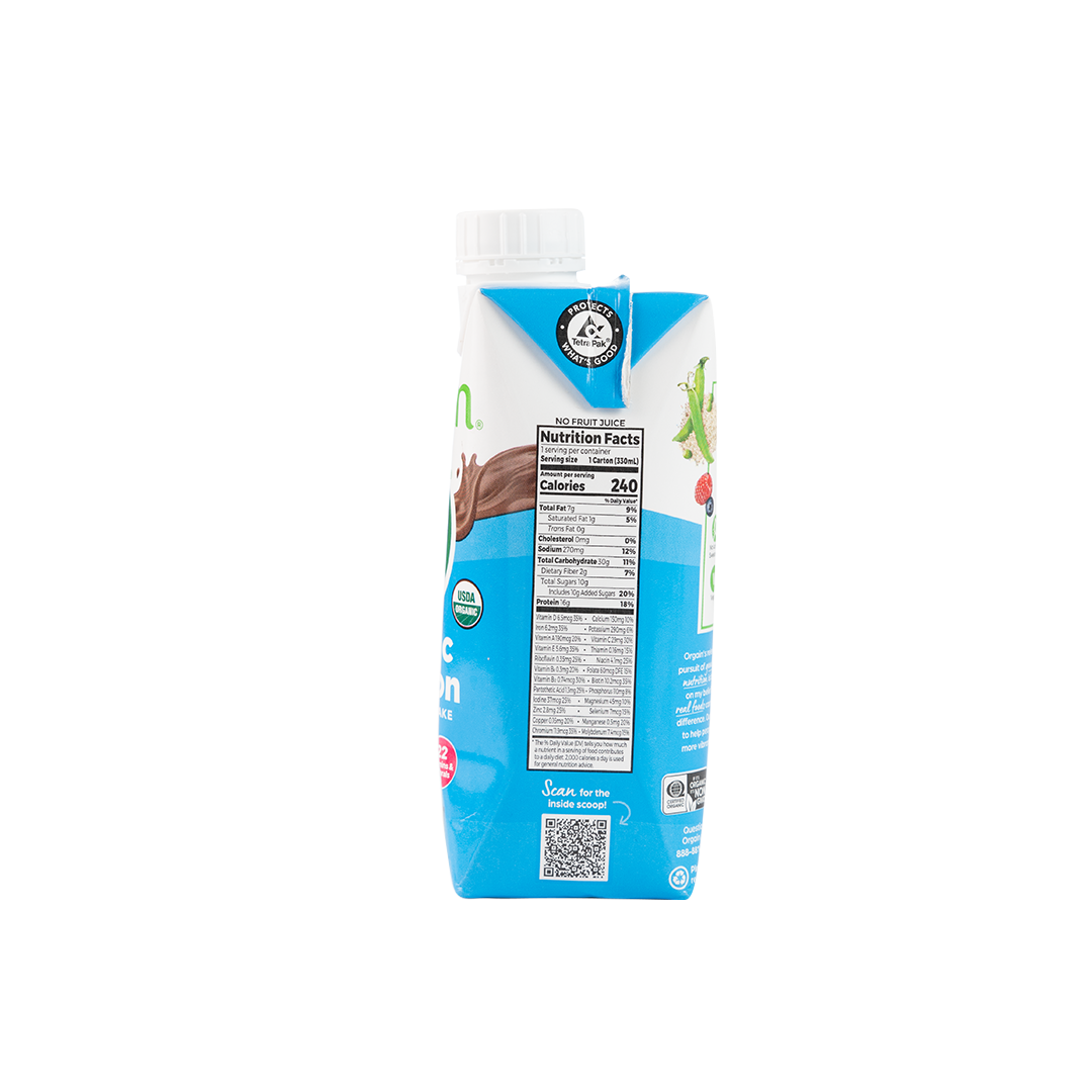 Orgain Organic Protein Shake Chocolate 330ml