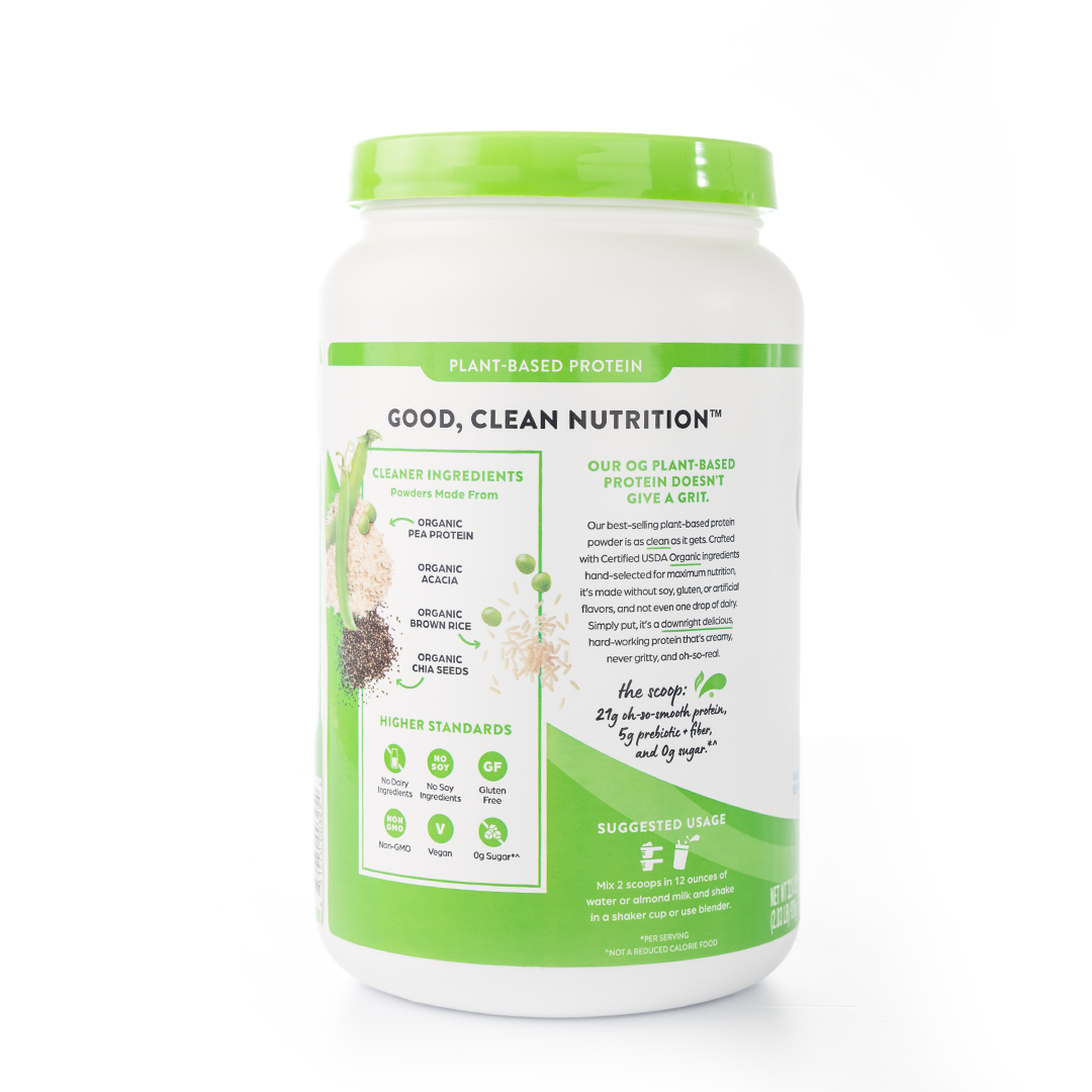 Orgain Plant-Based Organic Protein Powder Vanilla 920 Grams