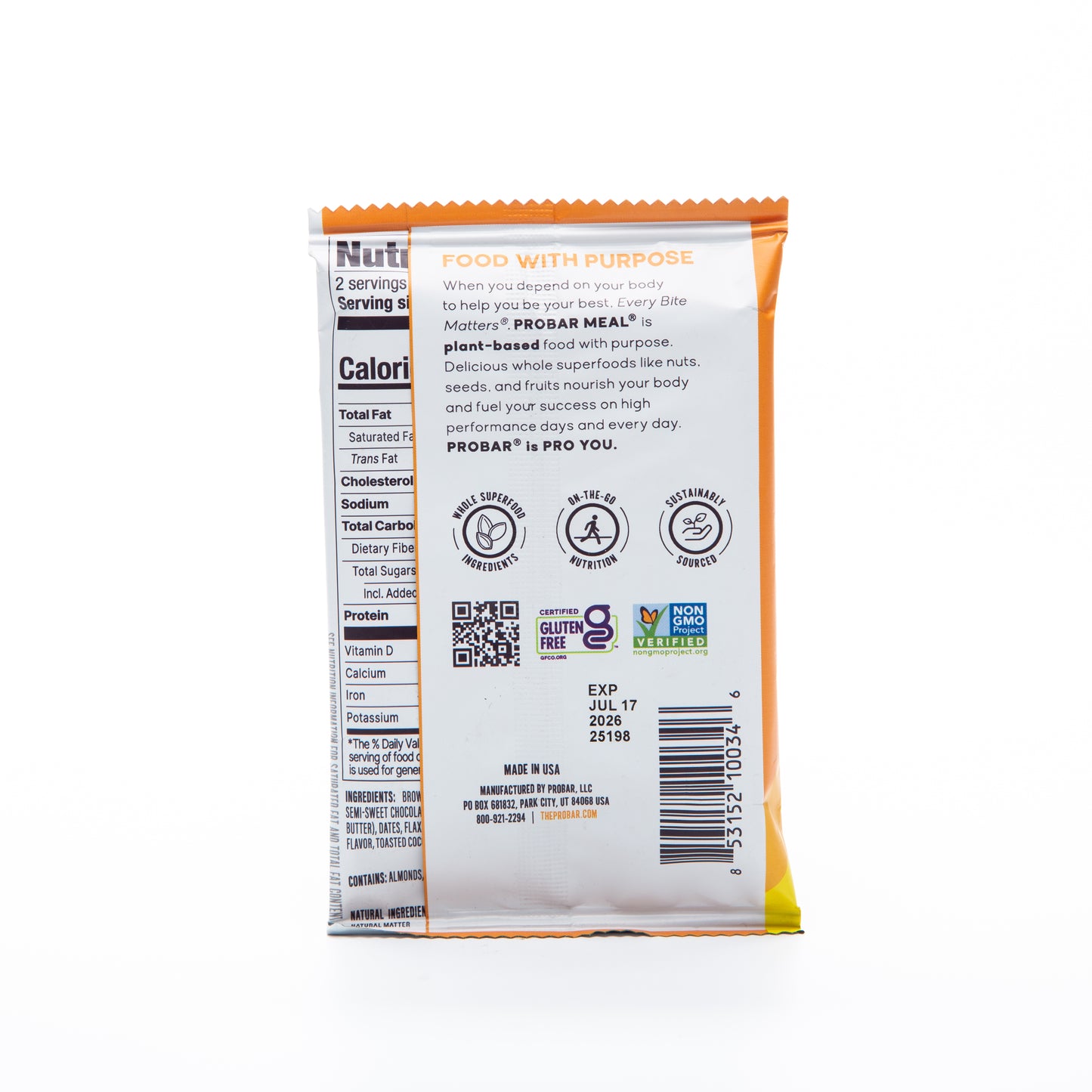 Pro Bar Chocolate Coconut Meal 85g