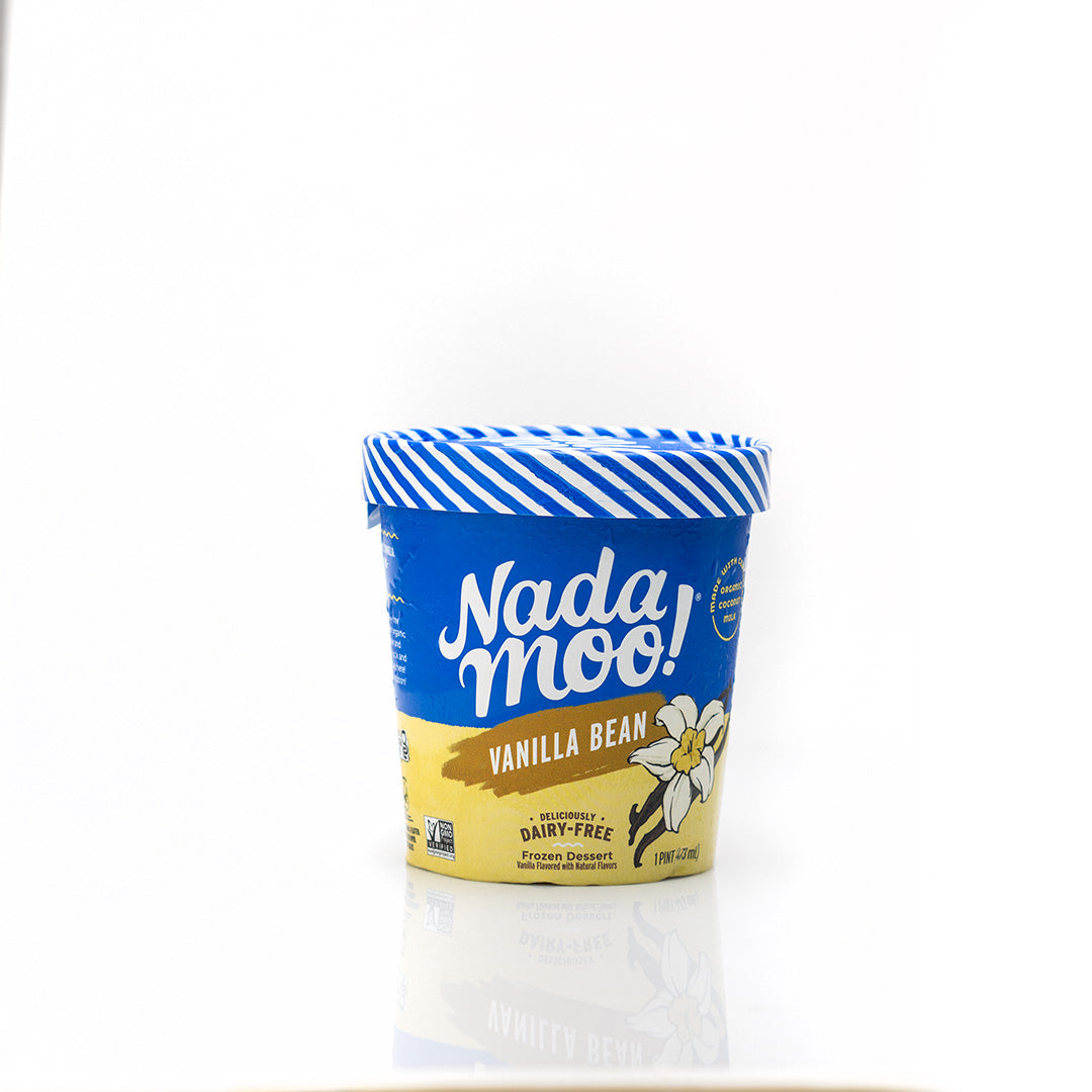 Nada Moo! Organic Vanilla Bean Ice Cream Pint 473ml