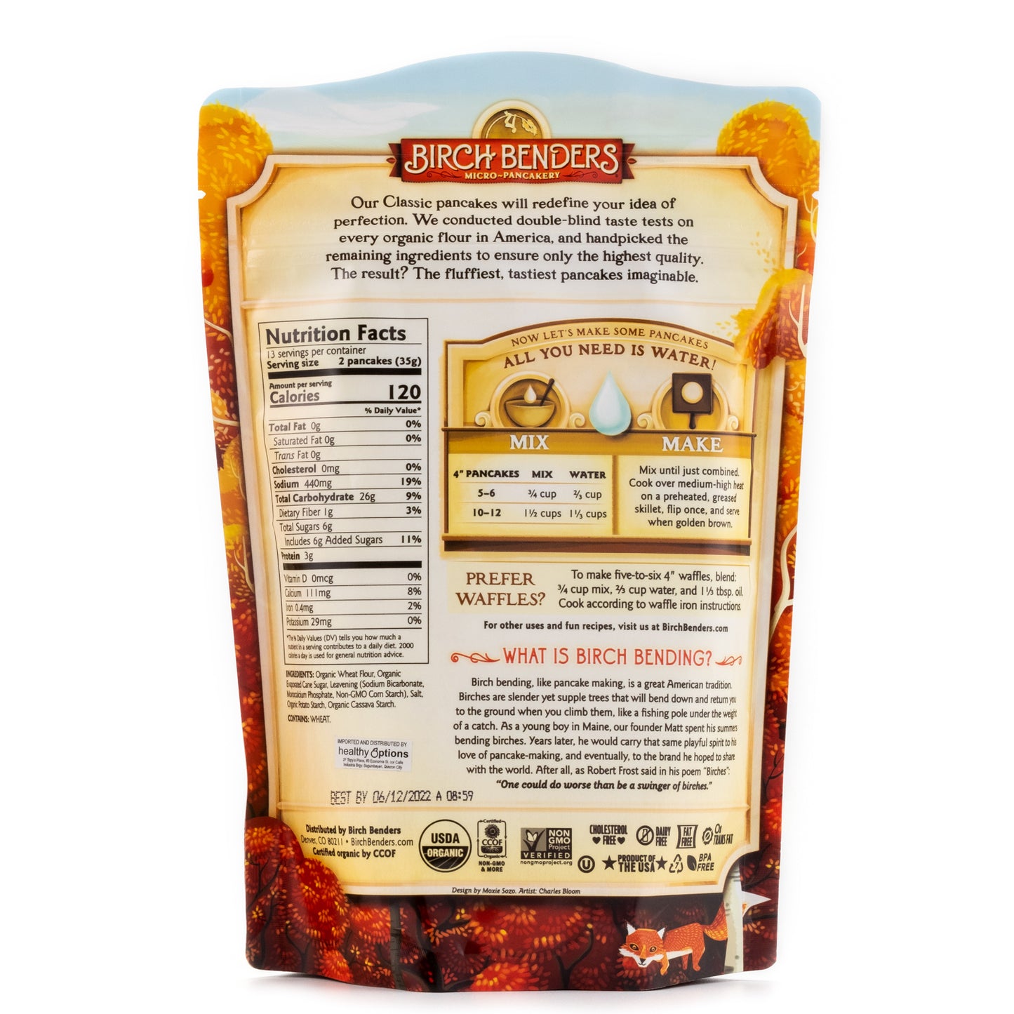 Birch Benders Classic Recipe Pancake & Waffle Mix 454g
