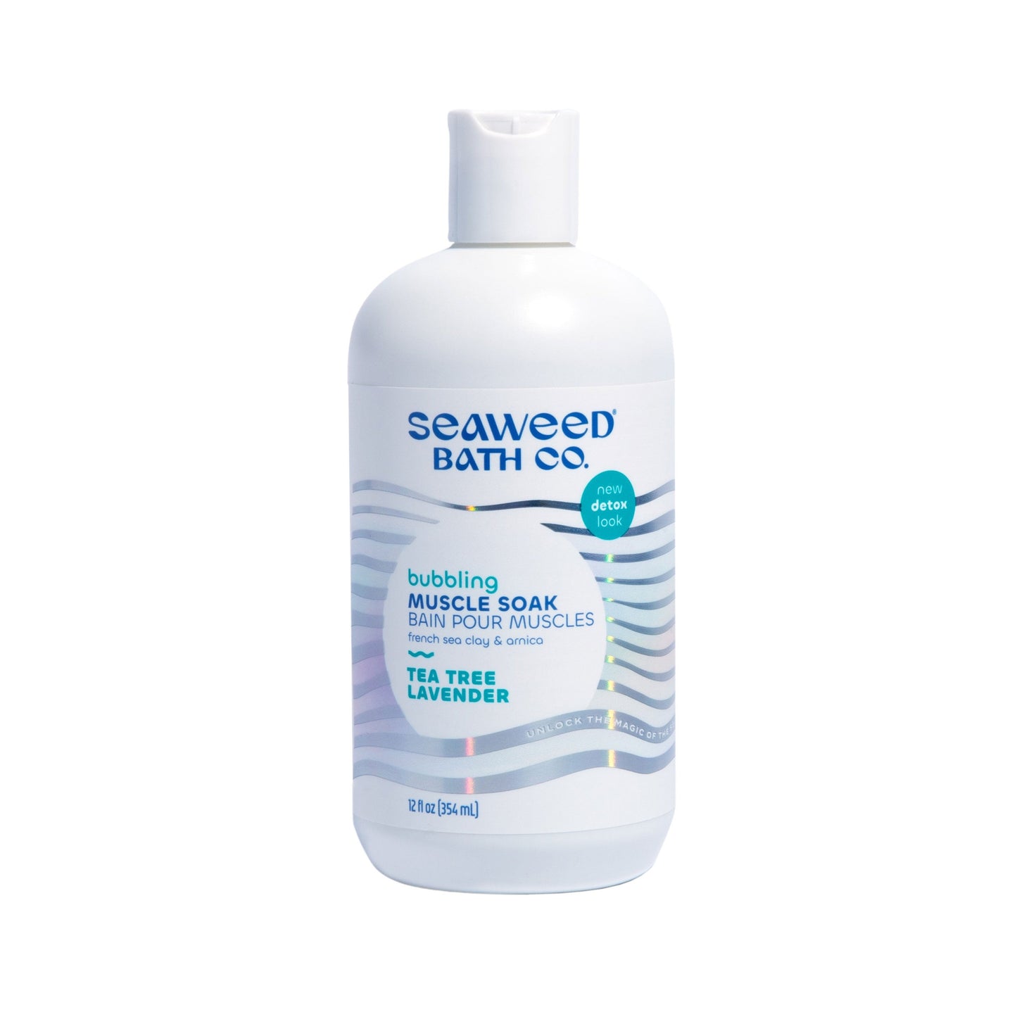 Seaweed Bath Co Bubbling Muscle Soak Tea Tree Lavender 354ml