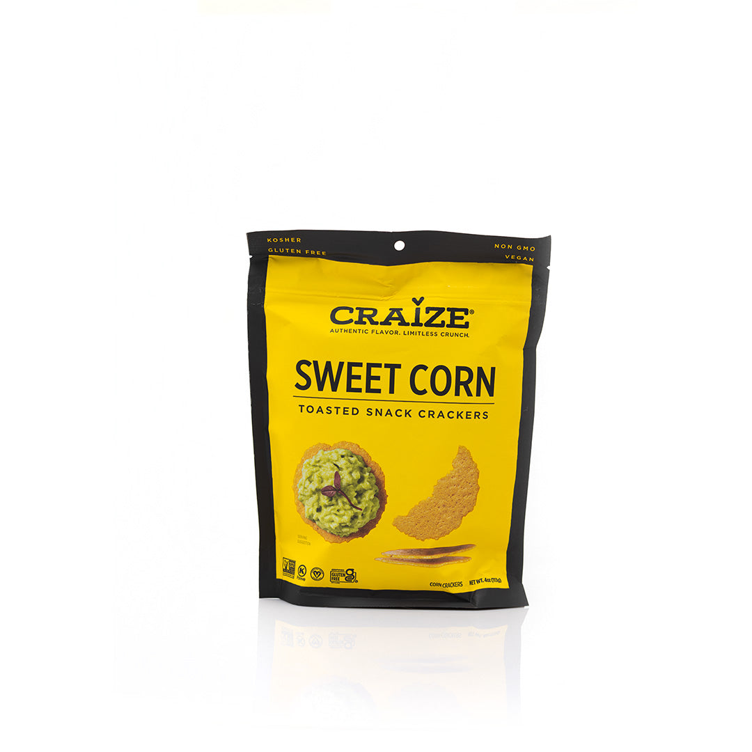 Craize Toasted Sweet Corn Crackers 113g