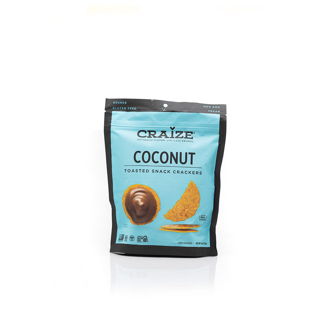 Craize Toasted Coconut Crackers 113g