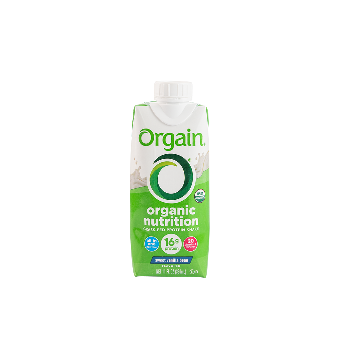 Orgain Organic Nutritional Shake Sweet Vanilla Bean 330ml