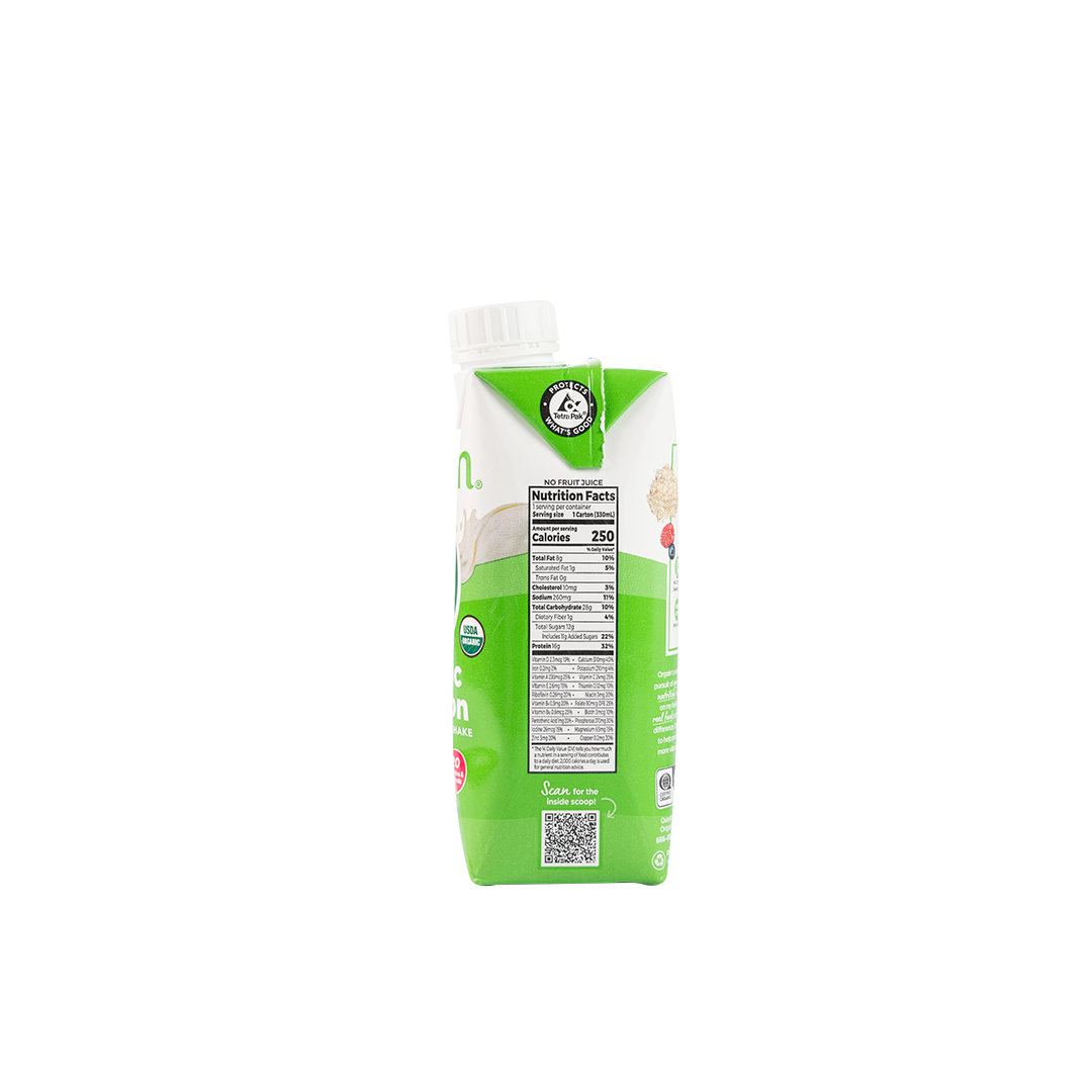 Orgain Organic Nutritional Shake Sweet Vanilla Bean 330ml