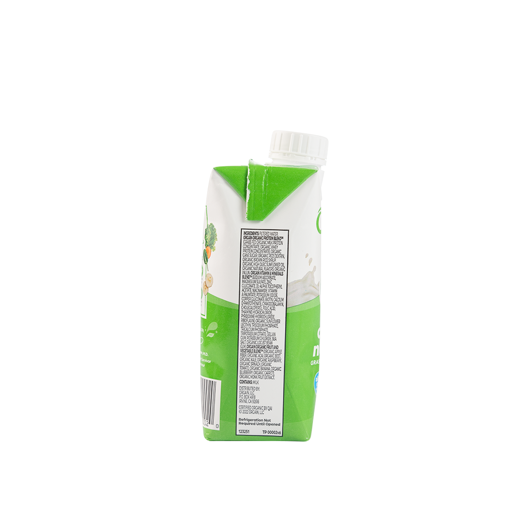 Orgain Organic Nutritional Shake Sweet Vanilla Bean 330ml