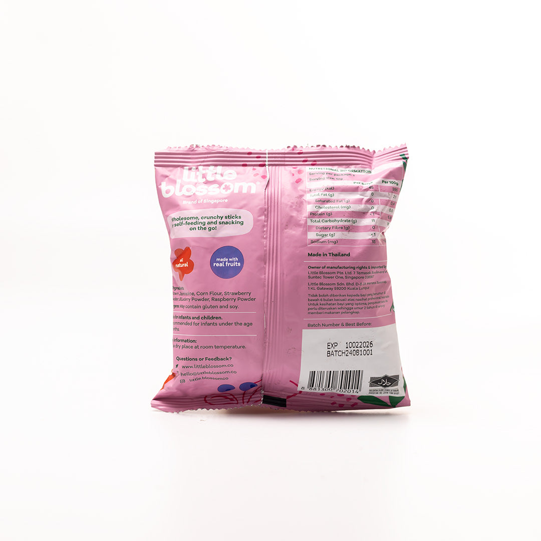 Little Blossom Mixed Berry Fruity Sticks 12g