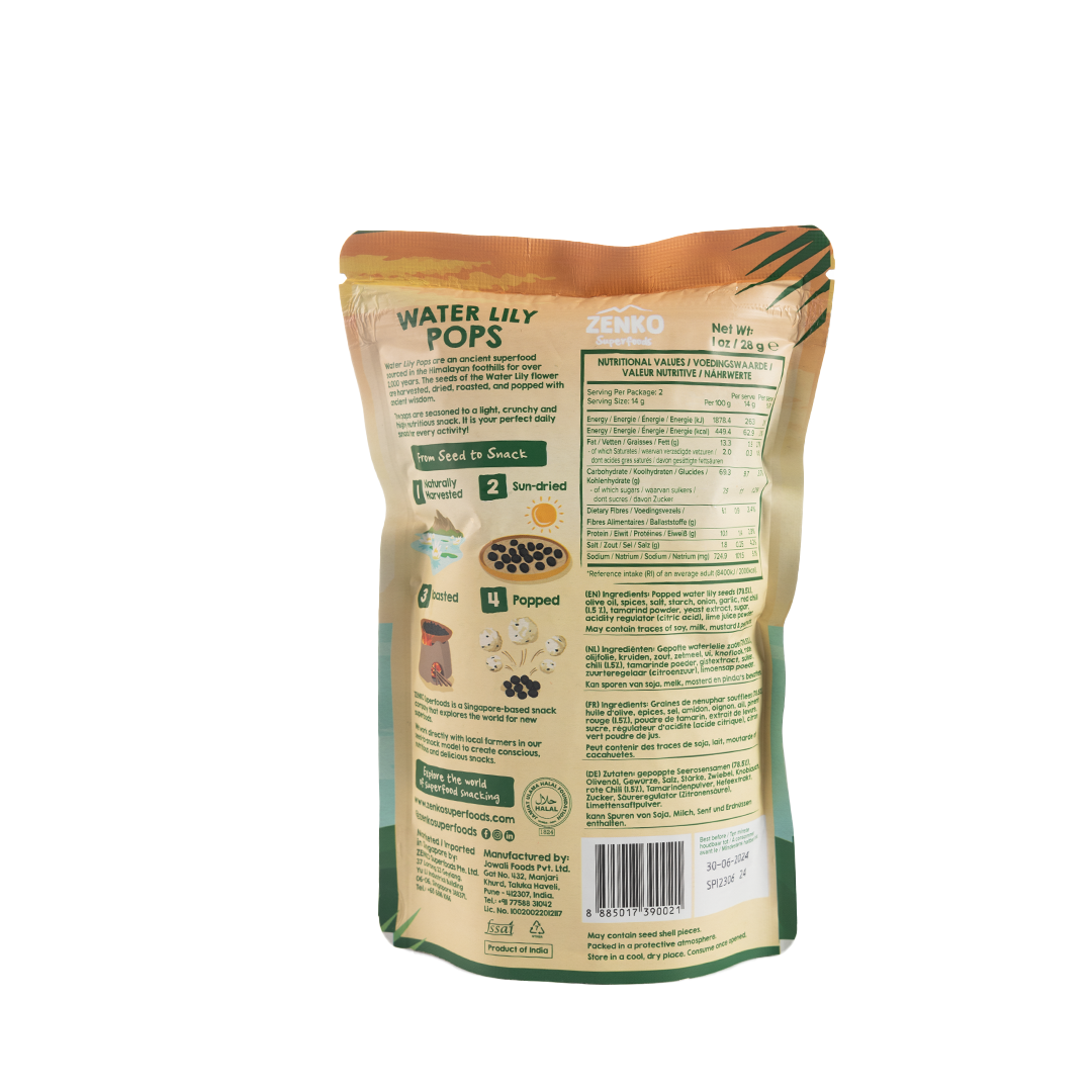 Zenko Superfoods Spicy Water Lily Pops 28g