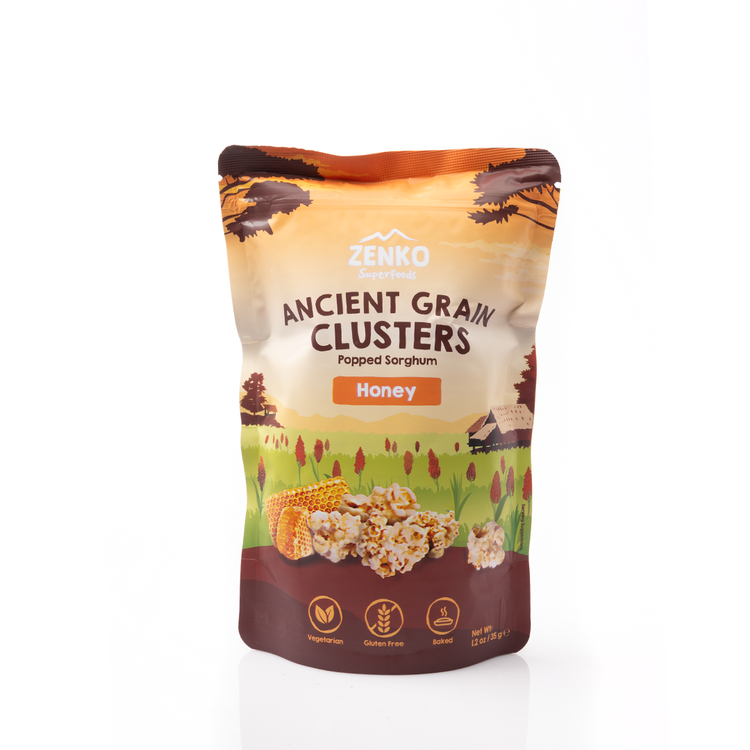Zenko Superfoods Honey Ancient Grain Clusters 35g