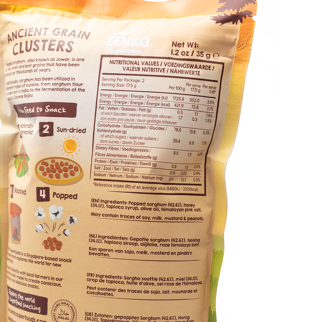 Zenko Superfoods Honey Ancient Grain Clusters 35g