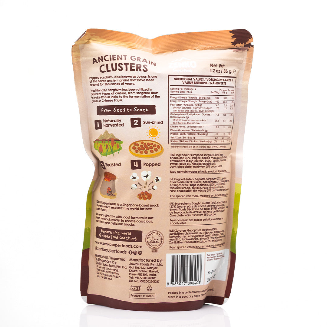 Zenko Super Foods Chocolate Ancient Grain Clusters 35g