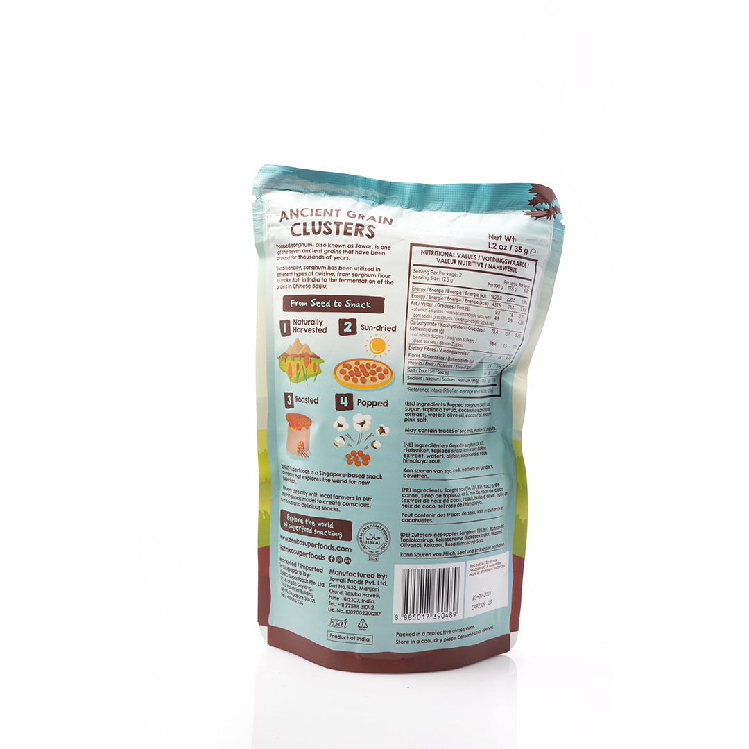 Zenko Superfoods Caramel Ancient Grain Clusters 35g