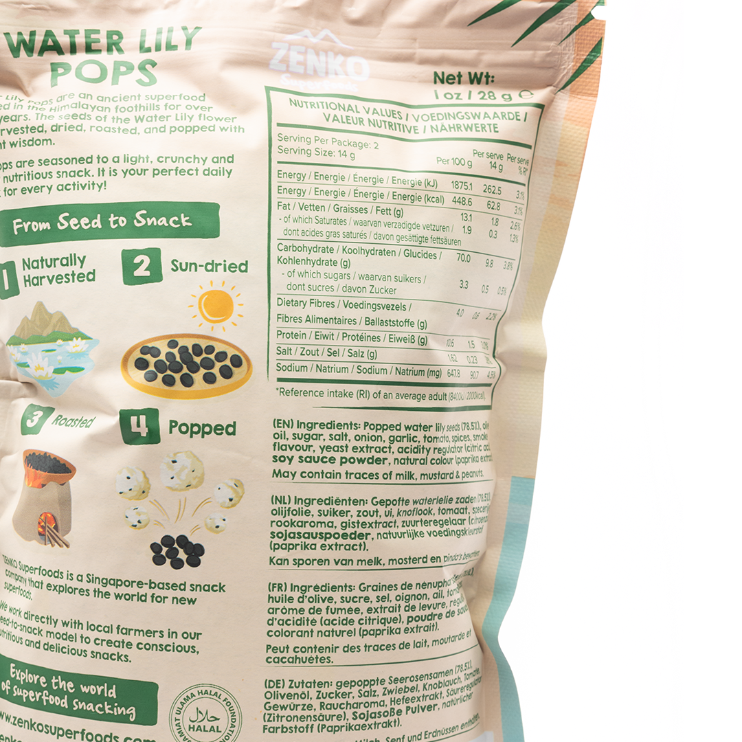 Zenko Superfoods BBQ Water Lily Pops 28g