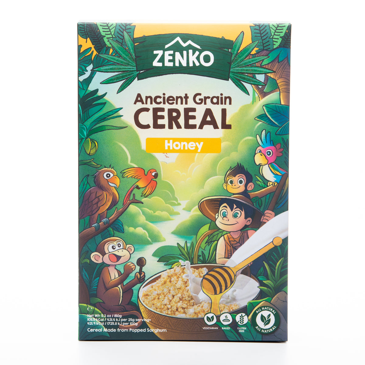 Zenko Ancient Grain Cereal Honey 150g