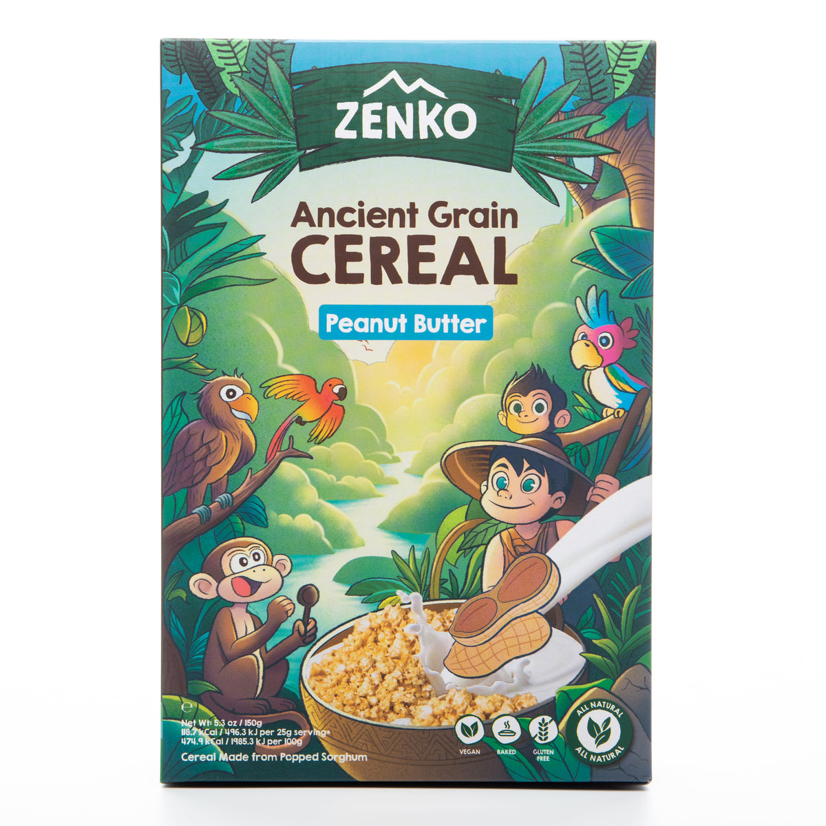 Zenko Ancient Grain Cereal Peanut Butter 150g
