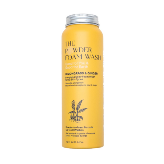 The Powder Foam Wash Lemongrass and Ginger Energizing Body Wash 70g