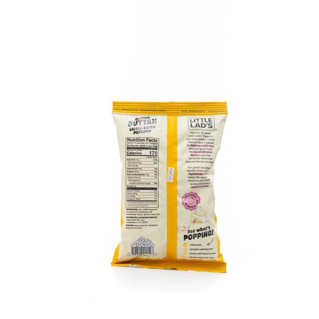 Little Lad's Classic Buttah Popcorn 39.7g