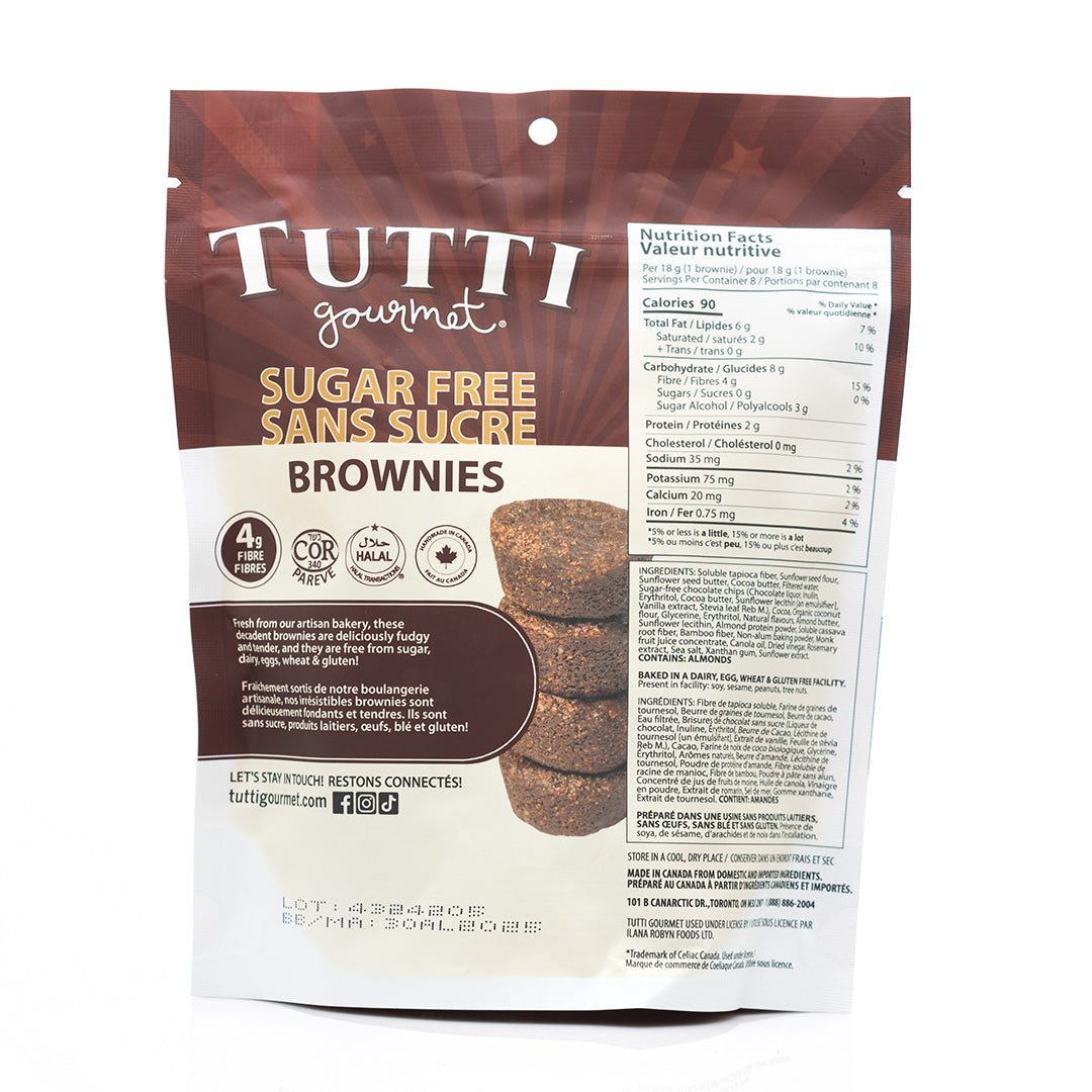 Tutti Gourmet Sugar Free Brownies 142g