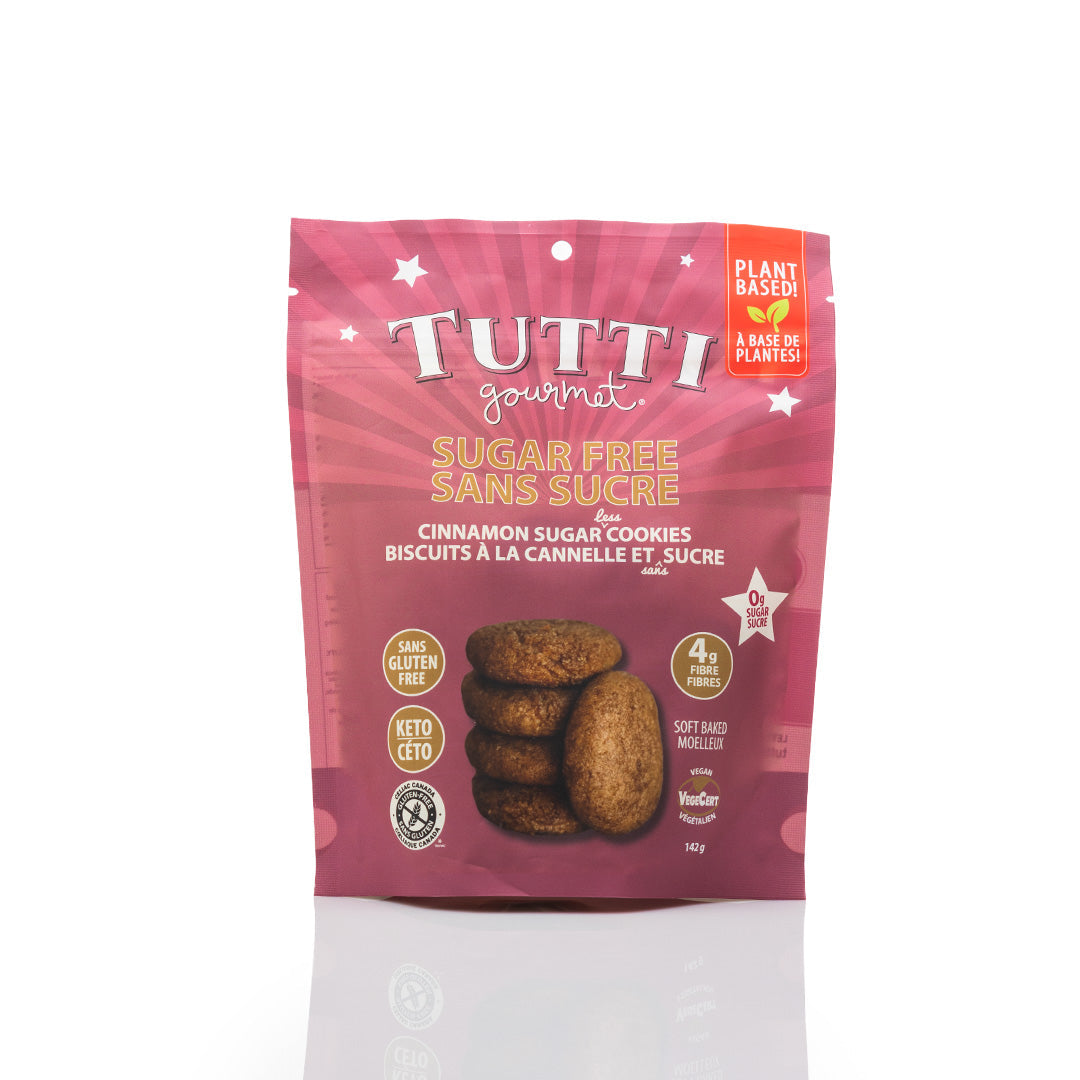 Tutti Gourmet Sugar Free Cinnamon Sugar Less Cookies 142g