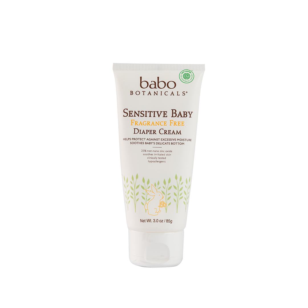 Babo Botanicals Sensitive Baby Diaper Cream Fragrance Free 85g