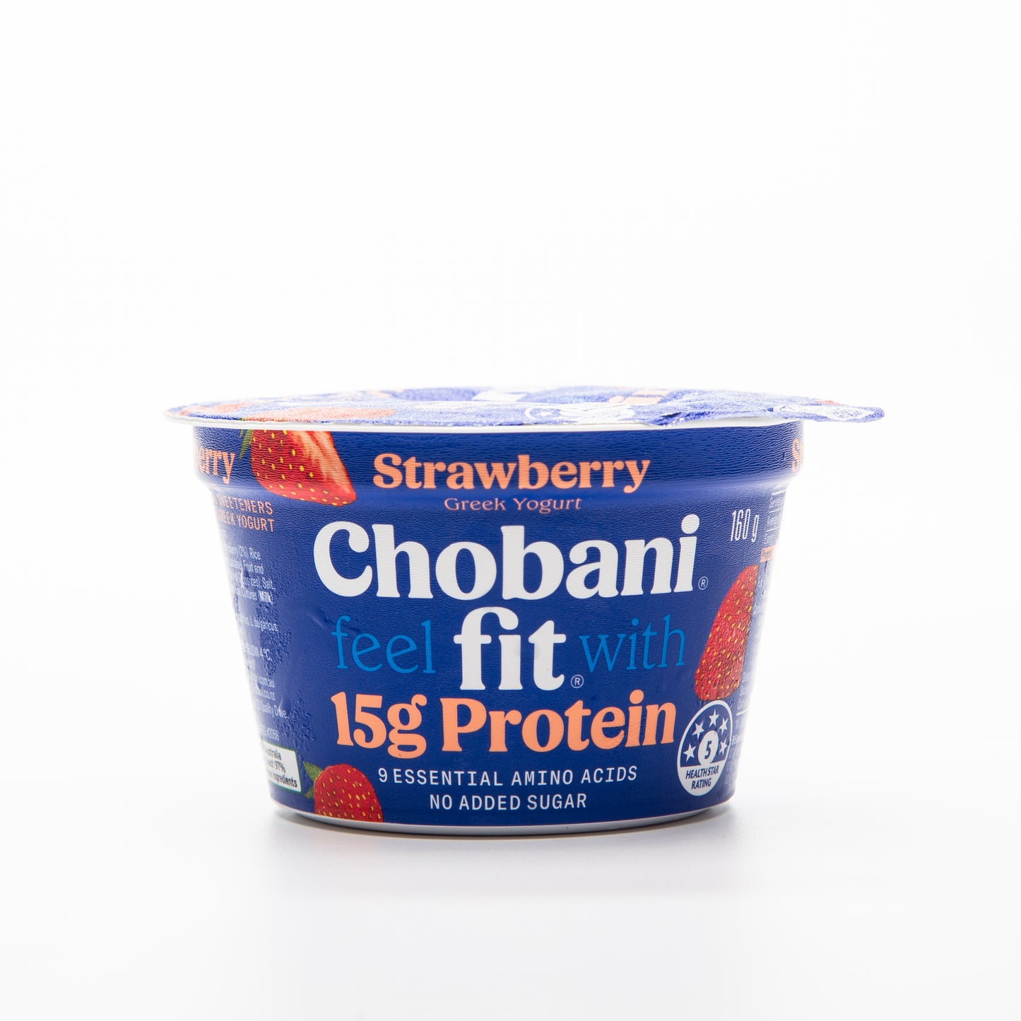 Chobani Strawberry Greek Yogurt Fit (15 g Protein) – 160 g