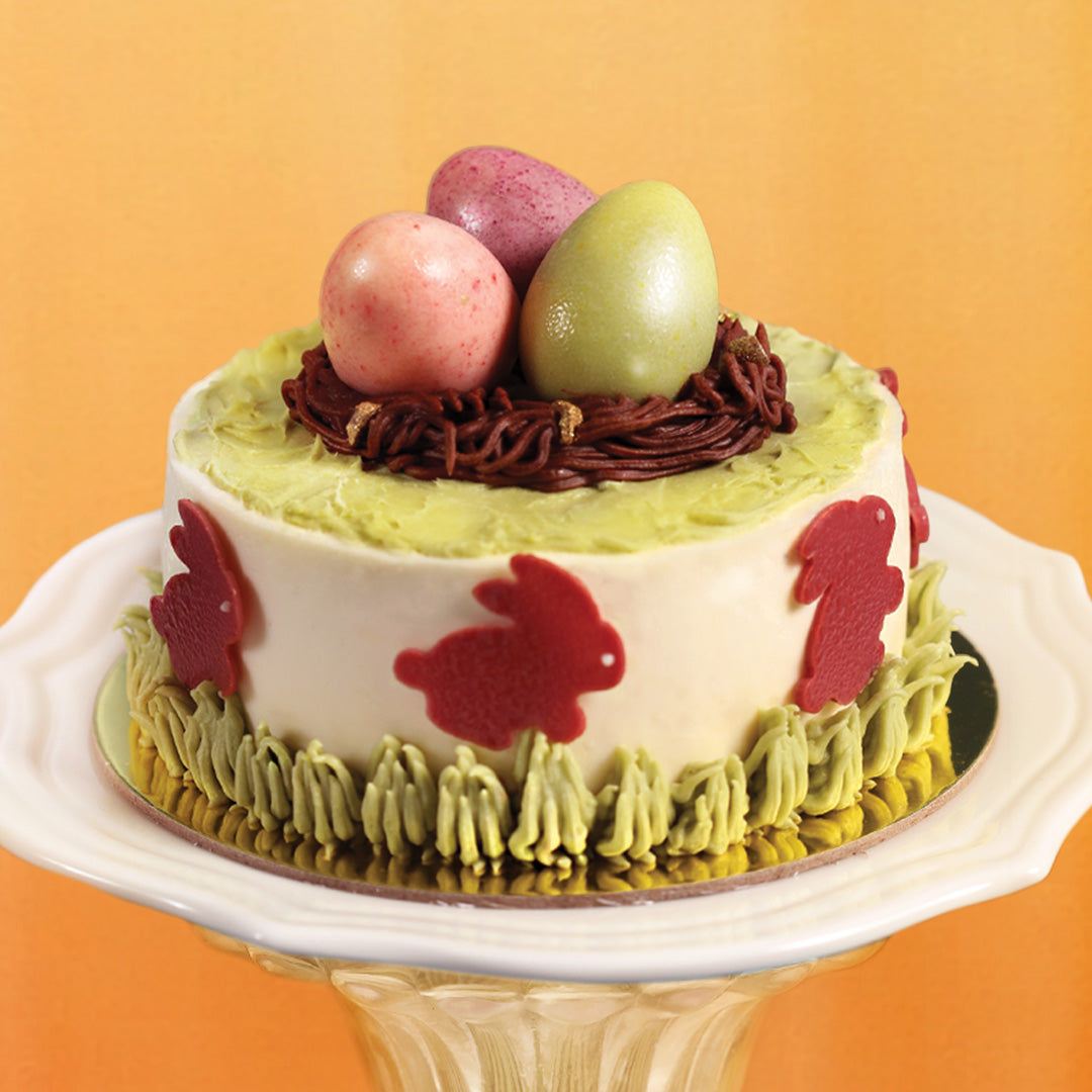 Gluten-Free Vanilla Pecan Easter Cake