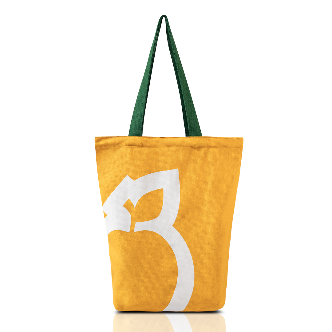 Healthy Options Orange Tote Bag - Crafting A Better World
