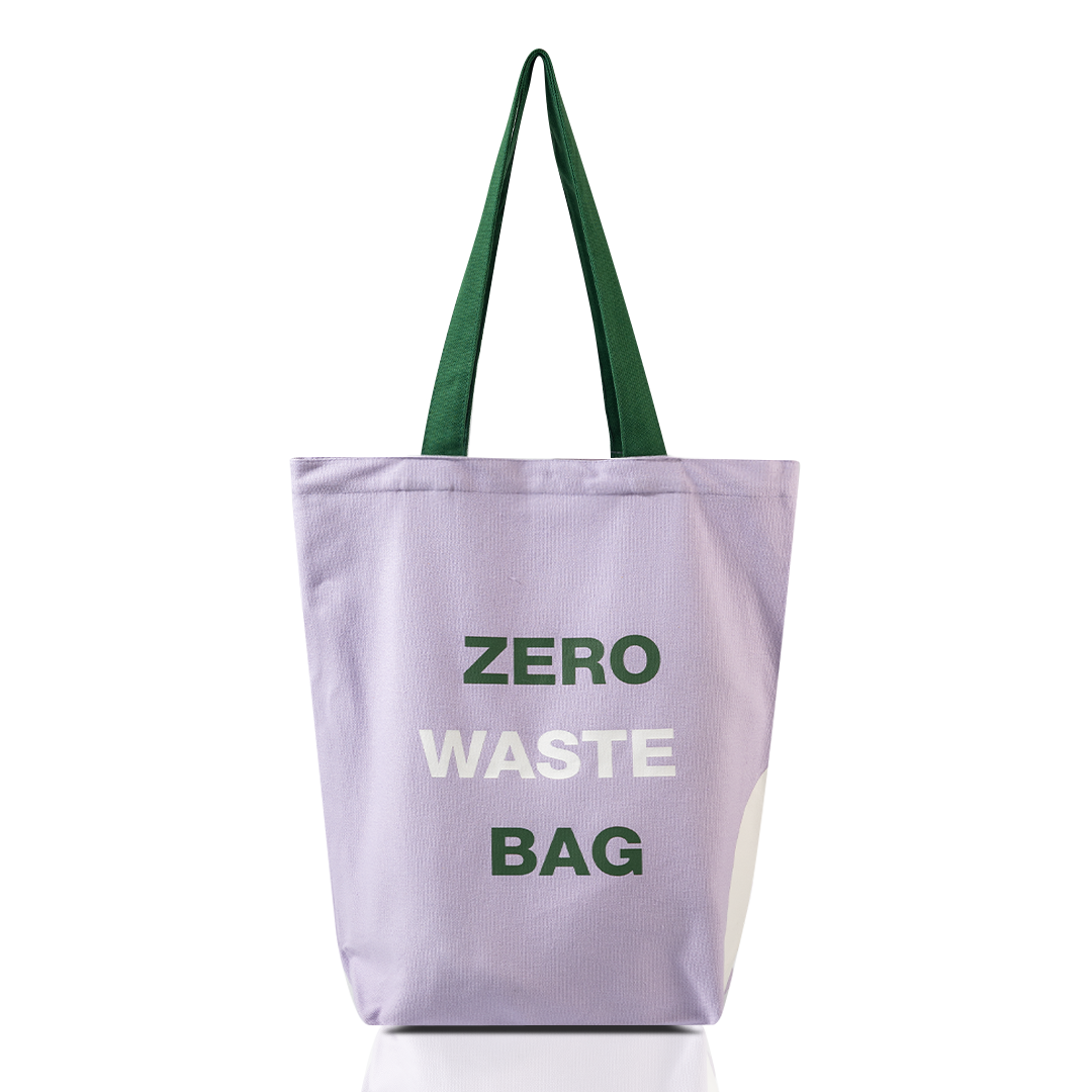Healthy Options Purple Tote Bag - Zero Waste Bag