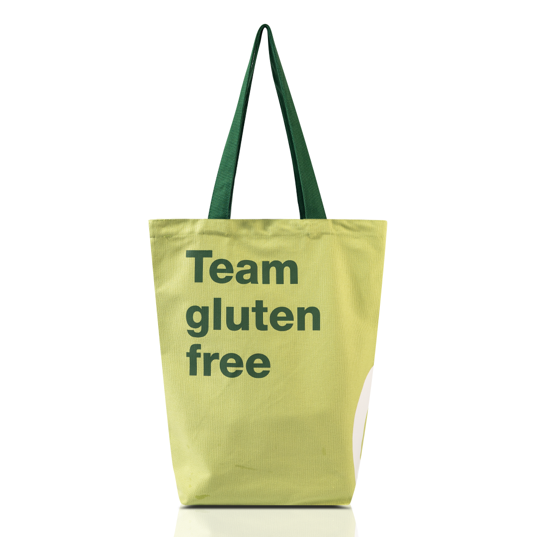 Healthy Options Green Tote Bag - Team Gluten Free