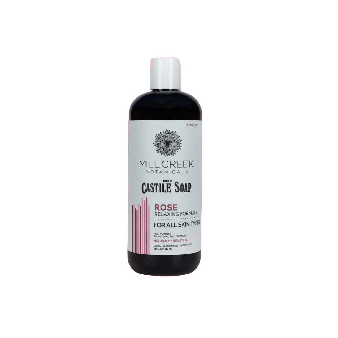 Mill Creek Botanicals Pure Castile Soap Rose Relaxing Formula 414ml