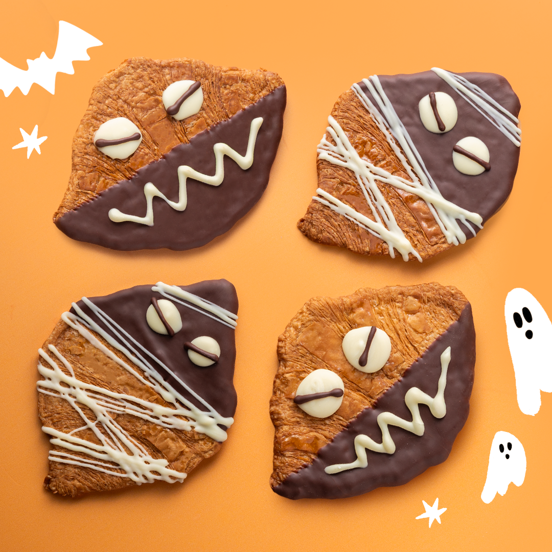 Mini Halloween Flat Croissants 4s