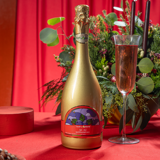 Healthy Options Acaí Sparkling Grape Juice 750ml