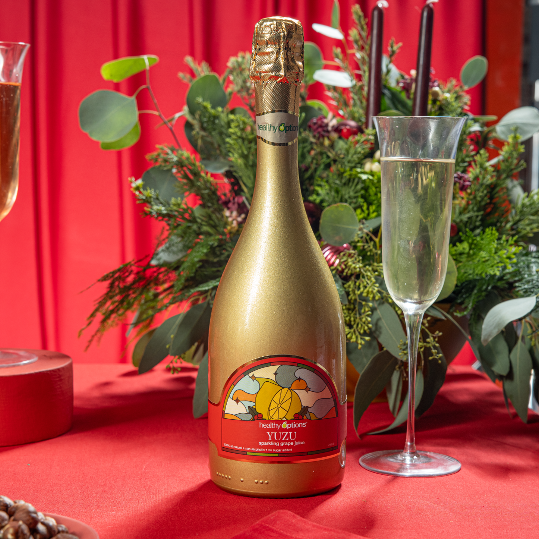 Healthy Options Yuzu Sparkling Grape Juice 750ml