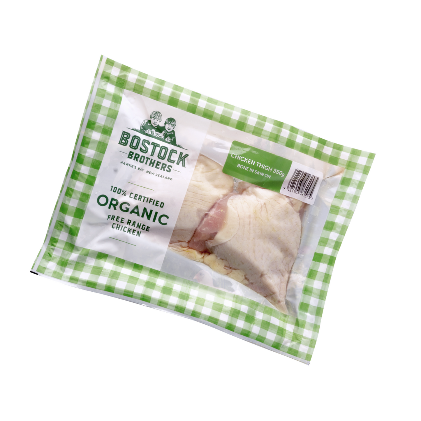 Frozen Bostock Chicken Thighs Bone In 350g