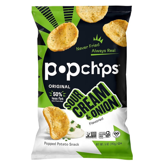 Popchips Sour Cream & Onion 142g