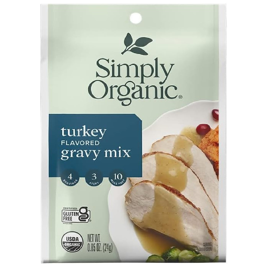Simply Organic Roasted Turkey Gravy Mix 24g