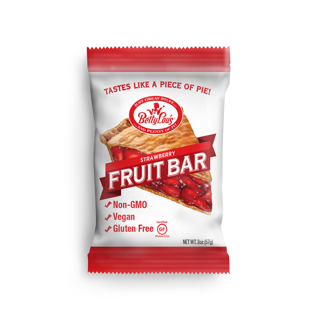 Betty Lou's Strawberry Fruit Bar 57g