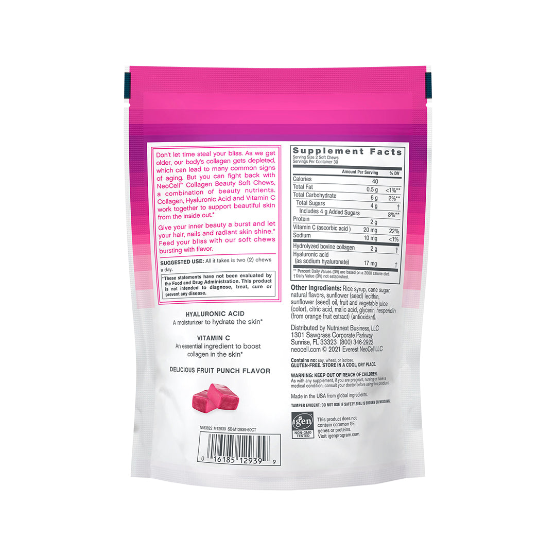 Neocell Collagen Beauty Soft Chews 60 Soft Chews