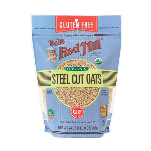 Bob's Red Mill Gluten-Free Organic Steel Cut Oats 680g