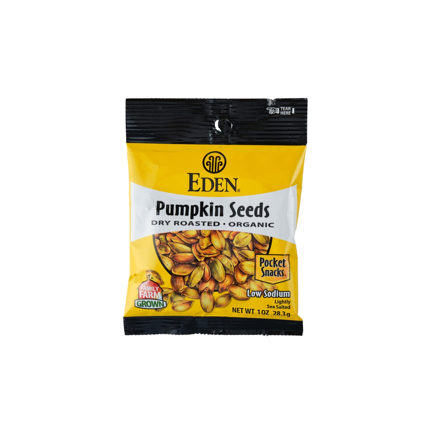 Eden Dry Roasted Pumpkin Seeds 28g