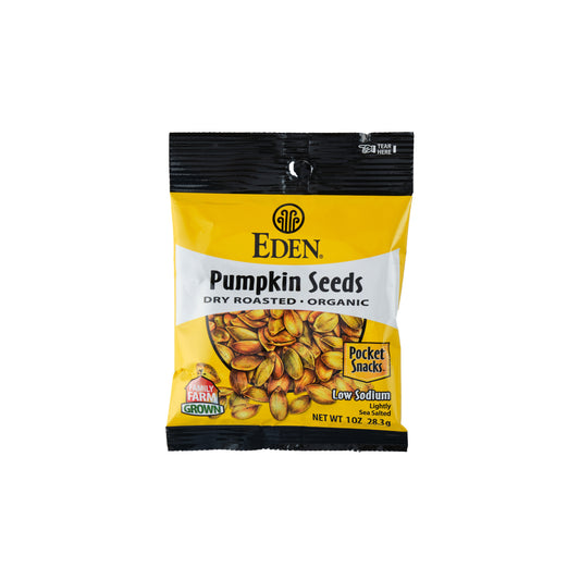 Eden Dry Roasted Pumpkin Seeds 28g