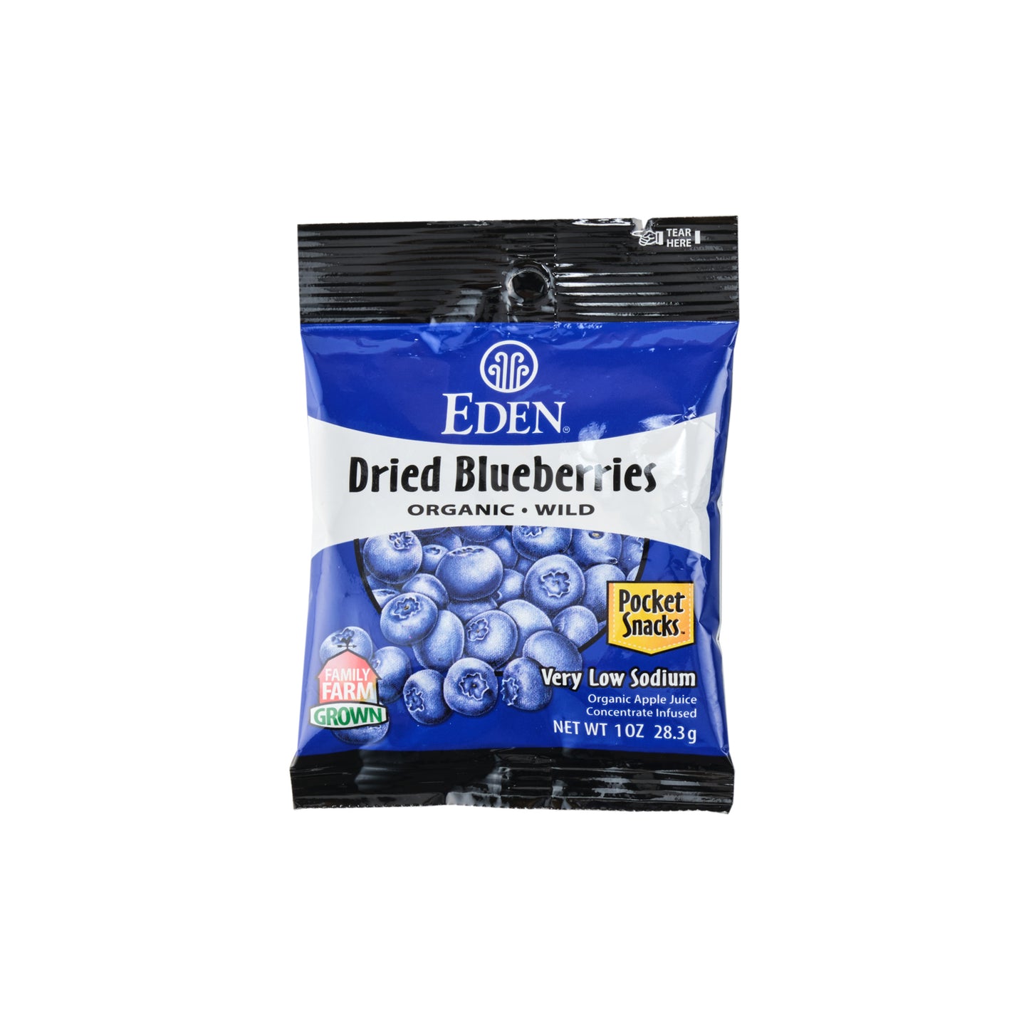 Eden Organic Wild Dried Blueberries 28g